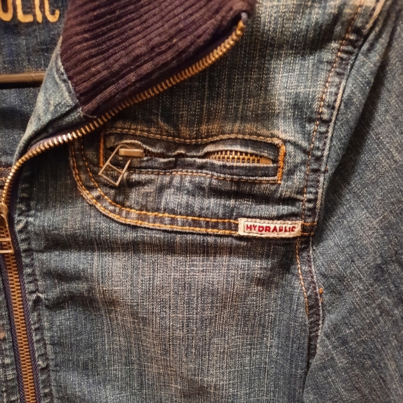 Hydraulic Jackets & Coats Hydraulic Cropped Denim Jacket Poshmark